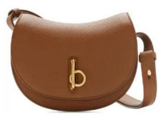 Burberry Borsa con fori di bloccaggio mini Marrone - vista 5