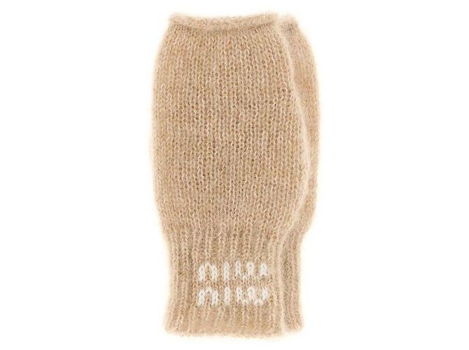 Miu Miu Guantes de mohair - vista 4