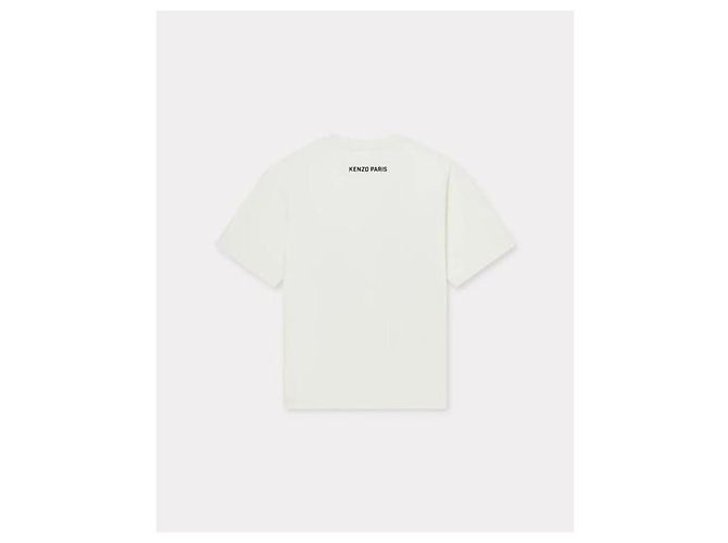 Kenzo Übergroßes Baumwoll-T-Shirt Dschungel-Elefant Schwarz - Ansicht 5