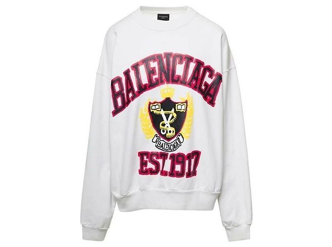 Balenciaga Grafisch Bedruckter Sweatshirt Mehrfarben - Ansicht 4