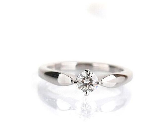 Bulgari Venetia Torcello Hochzeitsring aus Platin mit Diamant Größe Silber - Ansicht 4