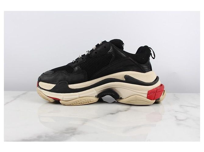 Balenciaga Triple Sneakers Red Argento - vista 5