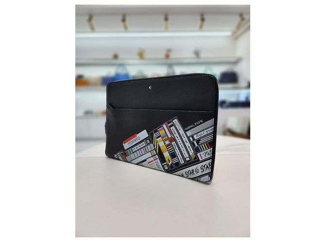 Montblanc Pochette Mix Tape Portfolio Noir - vue 4