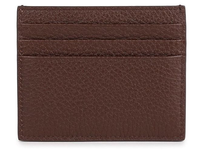 Prada Leather Card Wallet Red - view 5