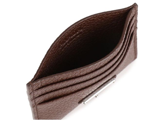Prada Leather Card Wallet Red - view 8