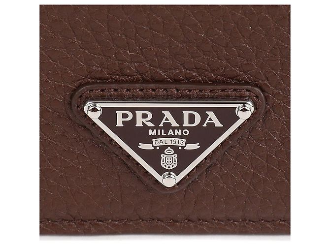 Prada Leather Card Wallet Red - view 9