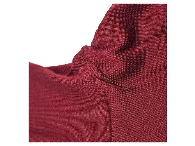 Loro Piana Kaschmir-Seiden-Pullover mit Rollkragen in Rot - Ansicht 6