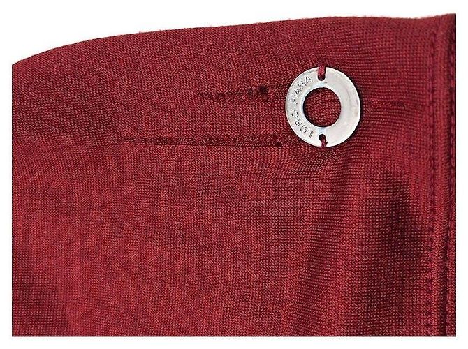 Loro Piana Kaschmir-Seiden-Pullover mit Rollkragen in Rot - Ansicht 7