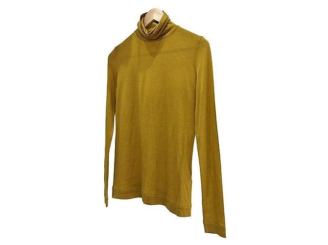 Loro Piana Kaschmir-Seiden-Pullover mit Rollkragen in Gelb - Ansicht 2