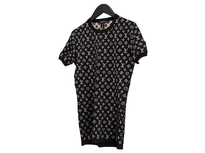 Louis Vuitton Monogram Short Sleeve Knit Black - view 2