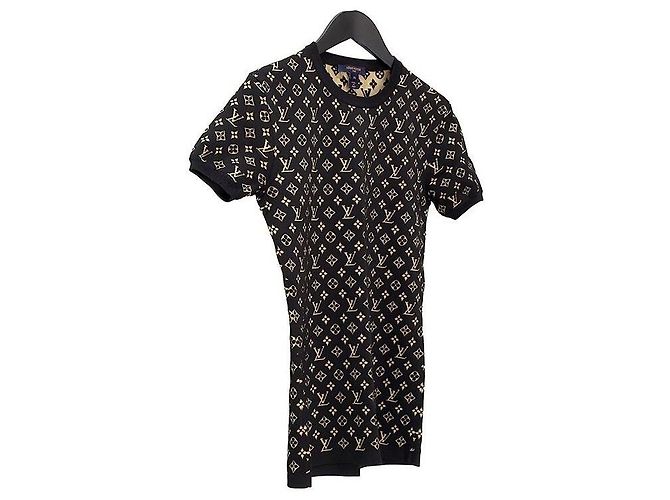 Louis Vuitton Monogram Short Sleeve Knit Black - view 3