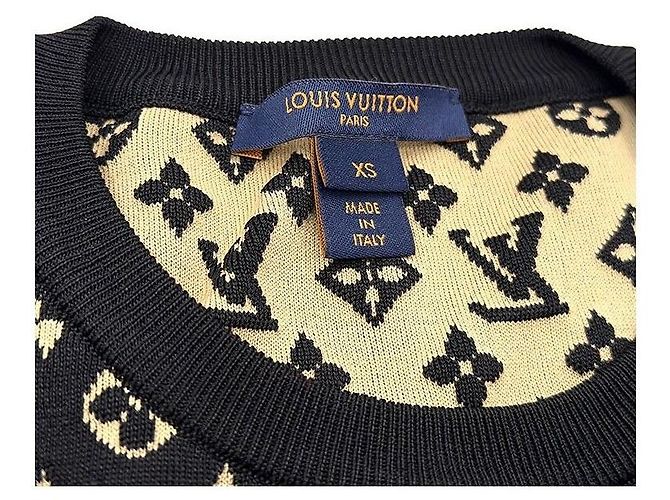 Louis Vuitton Monogram Short Sleeve Knit Black - view 6