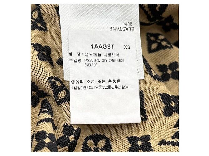Louis Vuitton Monogram Short Sleeve Knit Black - view 7