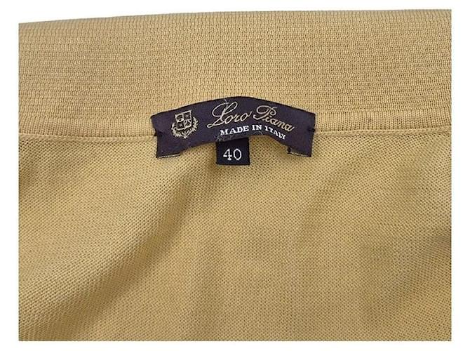 Loro Piana Polo de seda Amarillo - vista 4