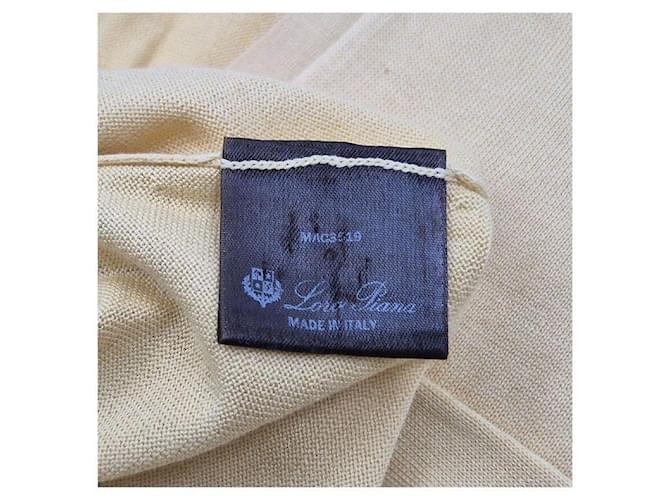 Loro Piana Polo de seda Amarillo - vista 5