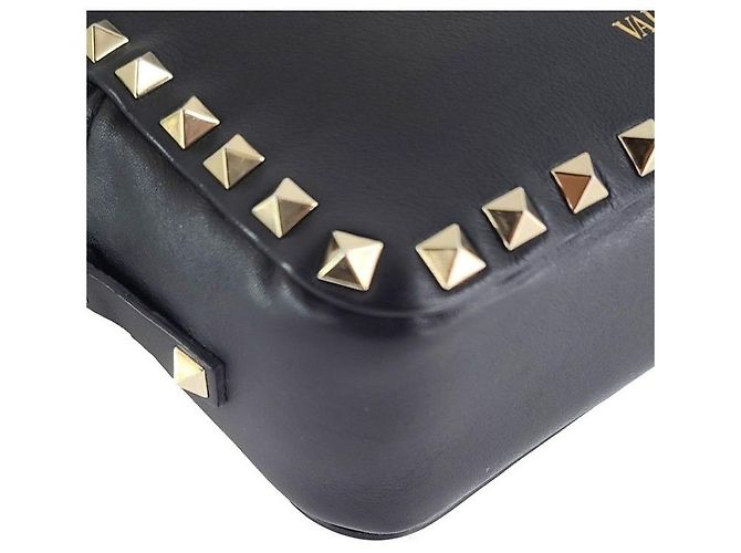Valentino Rockstud Umhängetasche Schwarz - Ansicht 6