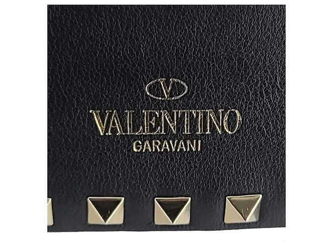 Valentino Rockstud Umhängetasche Schwarz - Ansicht 7