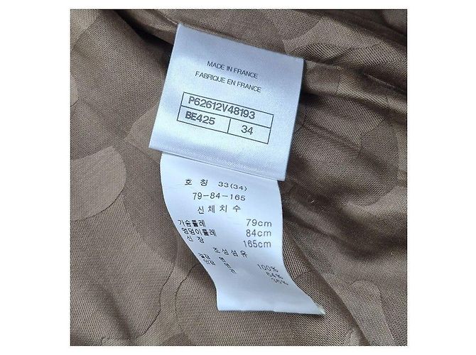 Chanel Abrigo Trench Camel Resort - vista 5