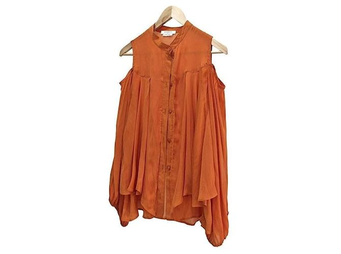 Givenchy Camicetta con spalle scoperte Arancione - vista 2