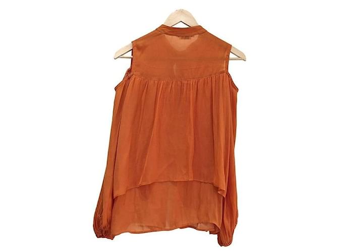 Givenchy Camicetta con spalle scoperte Arancione - vista 3
