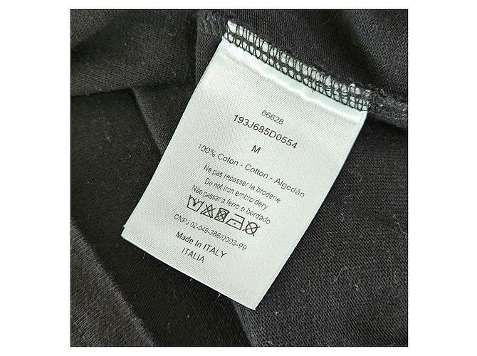 Dior Christian Logo T-Shirt Schwarz - Ansicht 5