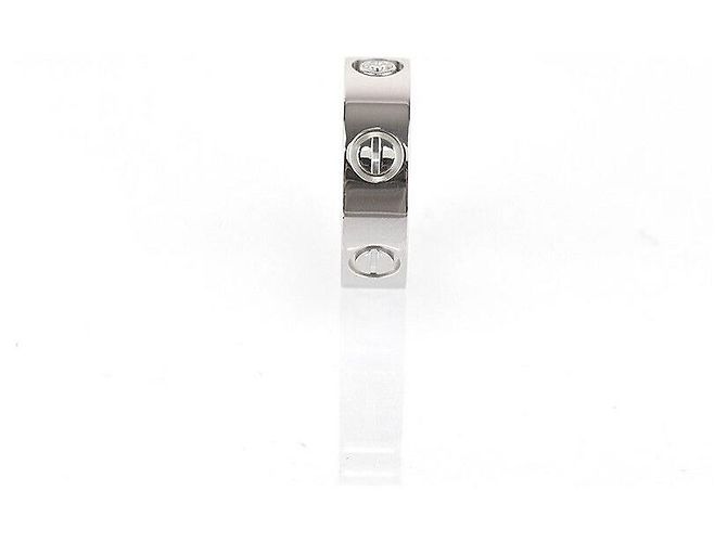 Love Cartier Liebesring aus Platin mit Diamant Silber - Ansicht 3