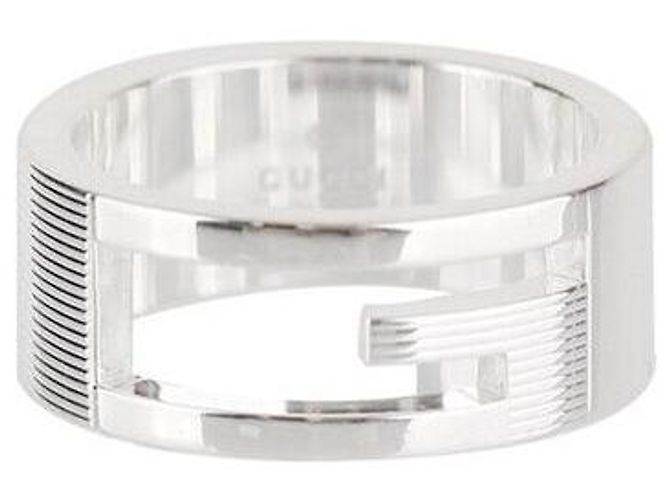 Gucci Anello in Argento con Logo Taglia - vista 4