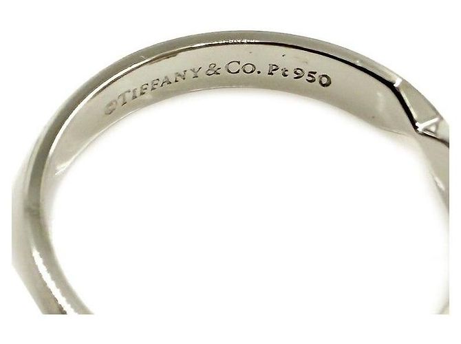 Tiffany & Co Anillo Estrecho Anidado Tiffany Blanco - vista 4