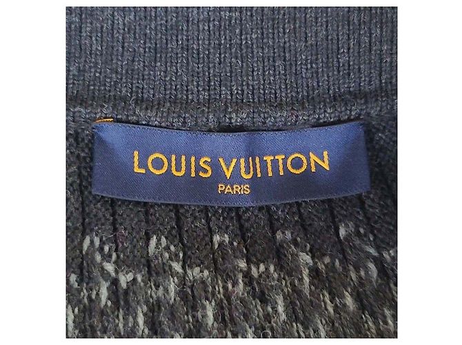 Louis Vuitton Damier RIB Cardigan Schwarz - Ansicht 6