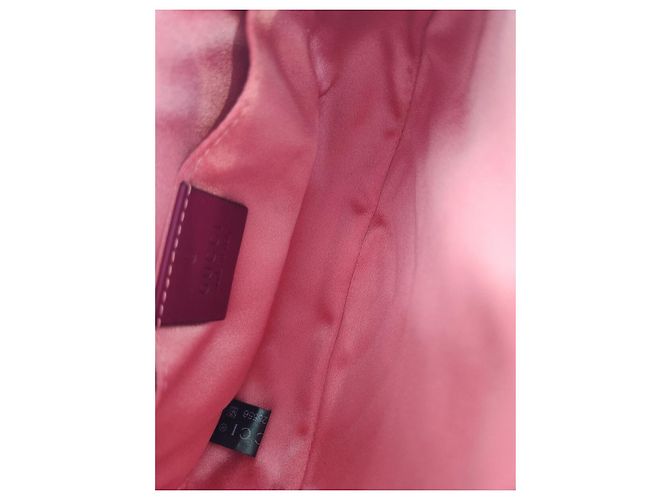 Gucci Belt bag in velluto trapuntato Marmont Rosa - vista 7