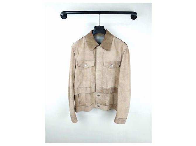 Dior Herren Wildleder Bomberjacke Mehrfarben - Ansicht 2
