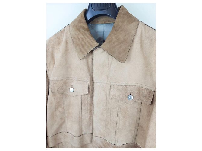Dior Herren Wildleder Bomberjacke Mehrfarben - Ansicht 3
