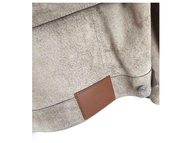 Dior Herren Wildleder Bomberjacke Mehrfarben - Ansicht 6