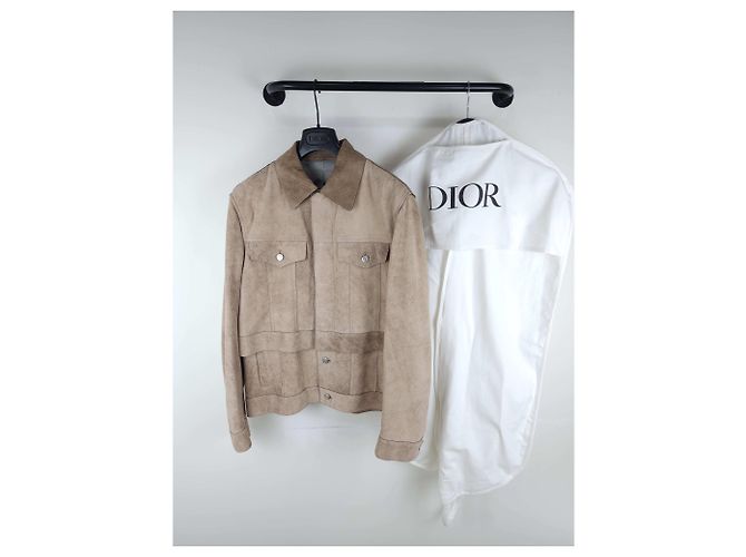 Dior Herren Wildleder Bomberjacke Mehrfarben - Ansicht 7