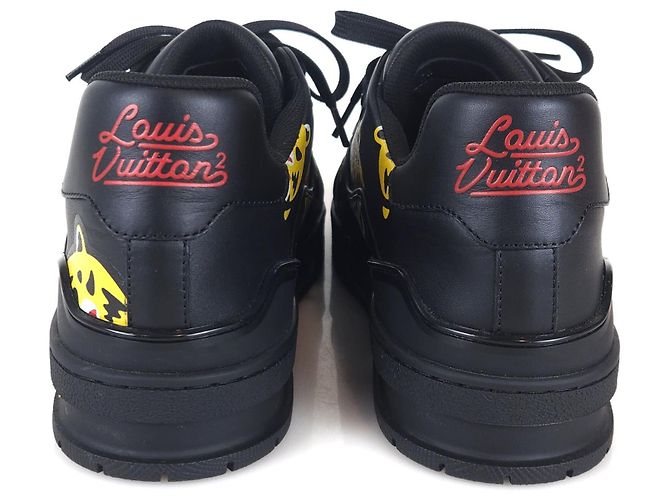 Louis Vuitton Sneakers Nigo Trainer Nero - vista 5