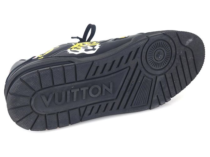 Louis Vuitton Sneakers Nigo Trainer Nero - vista 6