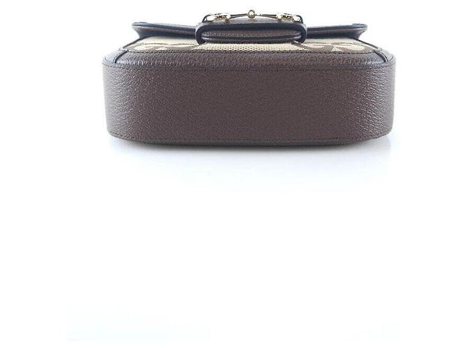 Gucci Borsa a Spalla Crossbody Horsbit GG Jumbo - vista 4