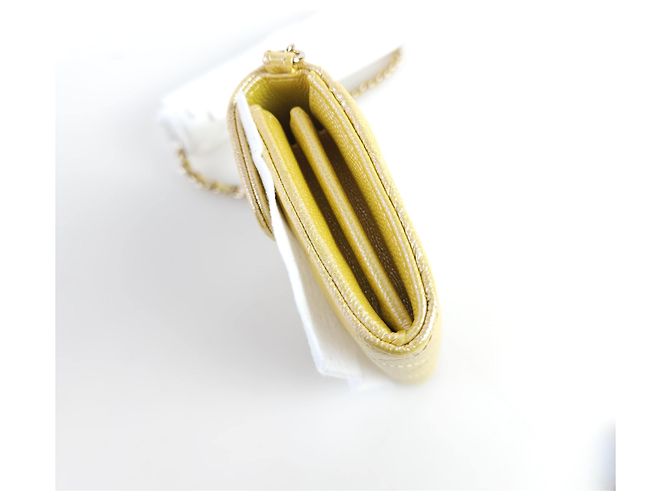 Chanel Cartera de cadena caviar clásica Dorado - vista 4