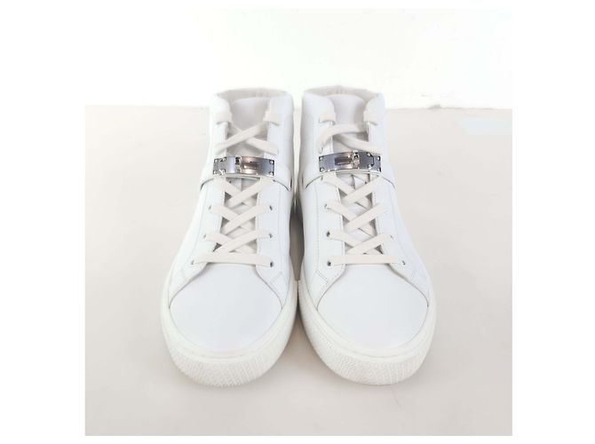 Hermès Sneakers Kelly Daydream Argento - vista 4