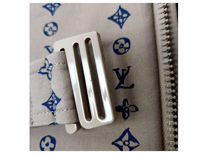 Louis Vuitton Cappotto Cintura Monogram Stripe Marrone - vista 3