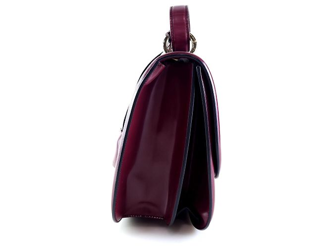 Salvatore Ferragamo Borsa a Spalla Gancini con Patta Rosa - vista 3