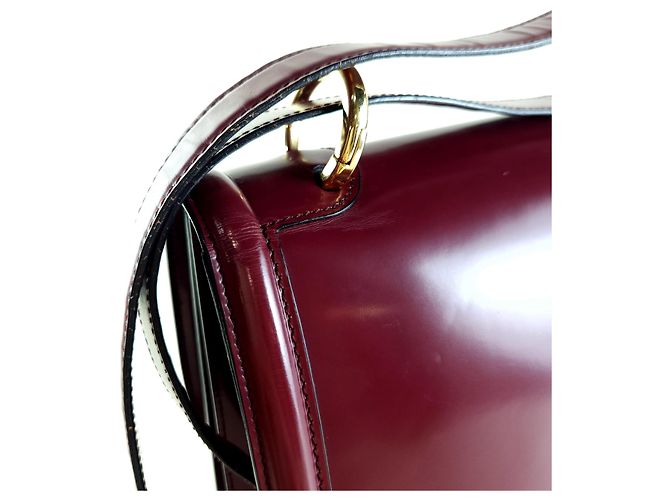 Salvatore Ferragamo Borsa a Spalla Gancini con Patta Rosa - vista 5