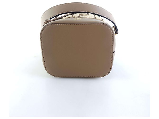 Fendi Borsa a secchiello Montrezzo in velluto FF, borsa tote, borsa a tracolla Multicolore - vista 4