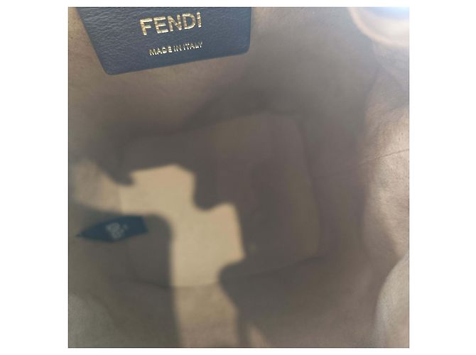Fendi Borsa a secchiello Montrezzo in velluto FF, borsa tote, borsa a tracolla Multicolore - vista 5