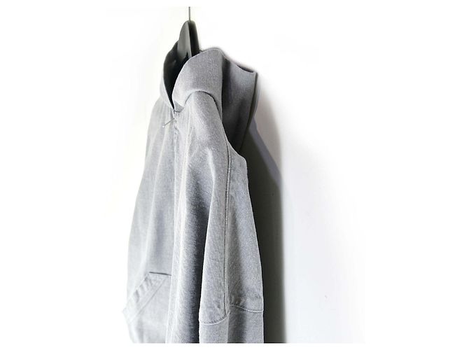 Balenciaga Giacca con cappuccio e zip Trompe-l'œil - vista 2