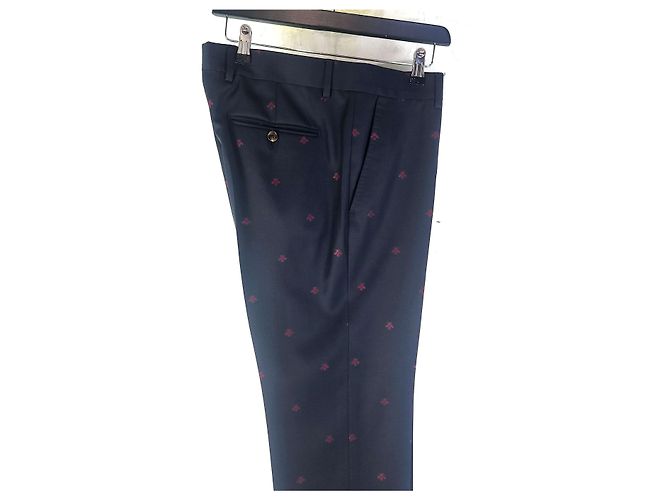 Gucci Traje con bordado de abeja Negro - vista 10