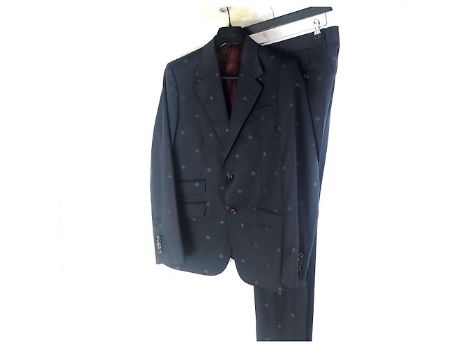Gucci Traje con bordado de abeja Negro - vista 2