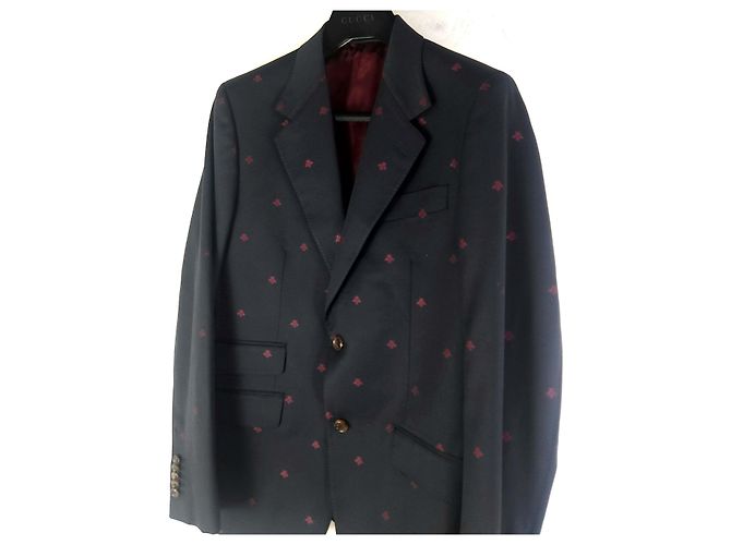 Gucci Traje con bordado de abeja Negro - vista 4