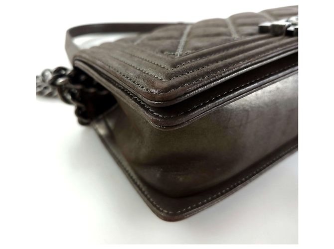 Chanel Borsa a tracolla Boy Wild Stitch con pattina Nero - vista 4