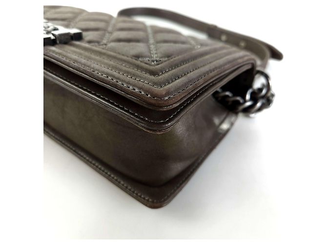 Chanel Borsa a tracolla Boy Wild Stitch con pattina Nero - vista 5